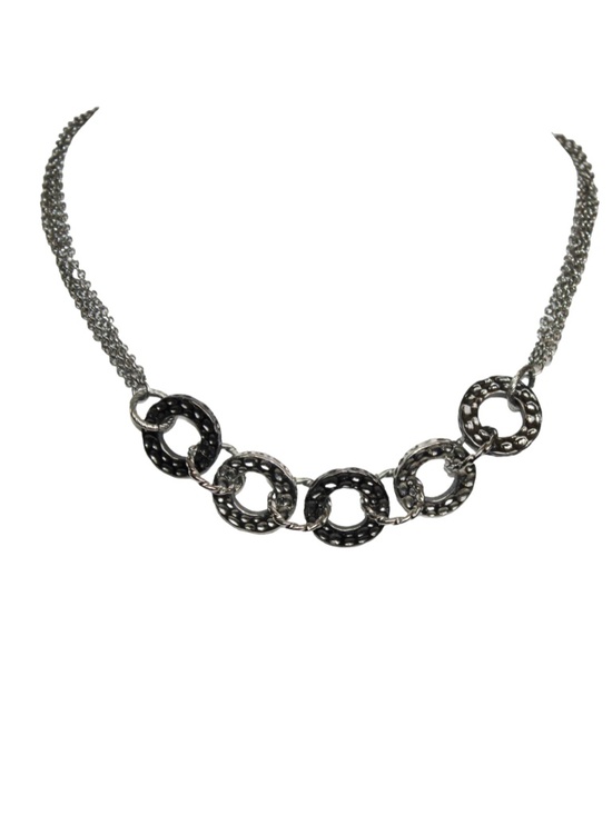 Lia Sophia Jewelry - Lia Sophia Necklace Silver-tone and Gunmetal